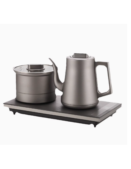 Jigu titanium alloy fully automatic bottom double top water kettle tea table tea table embedded electric tea stove